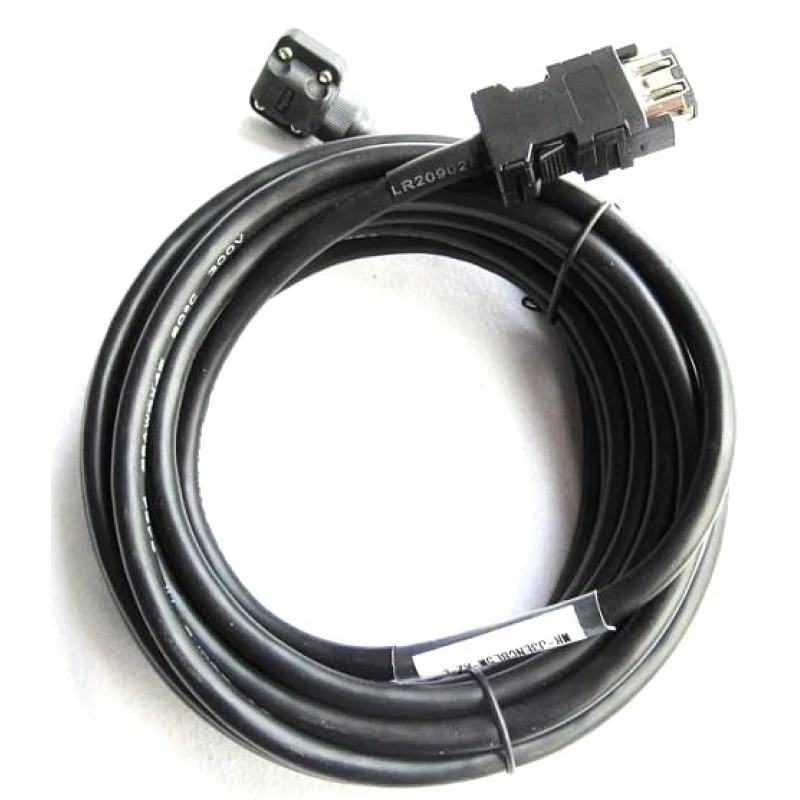 Кабель 5м, выход кабеля в направлении вала двигателя, IP65 MR-PWS1CBL5M-A1-H